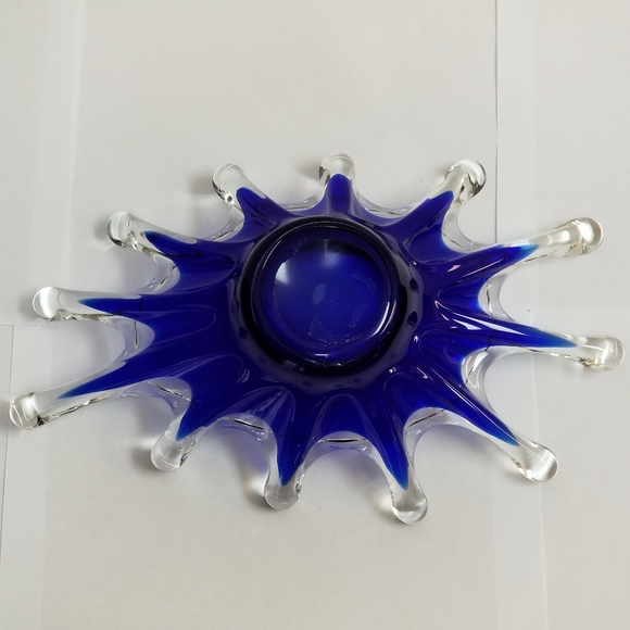 #1137 Continental Creations Ocean Spray Blue Bowl - Picture 2 of 9